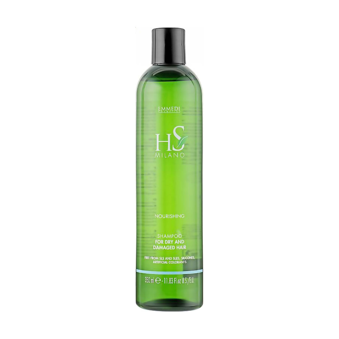 Безсульфатний живильний шампунь HS Milano Nourishing Shampoo For Dry And Damaged Hair для сухого та пошкодженого волосся, 350 мл